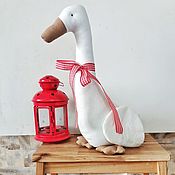 Для дома и интерьера handmade. Livemaster - original item Textile Goose Toy Nursery Decor. Handmade.
