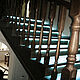 Лестница из ясеня с подсветкой ступеней из ценных пород на заказ. Лестницы. МАСТЕРСКАЯ MAHOGANY (mahogany). Интернет-магазин Ярмарка Мастеров.  Фото №2