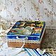 Шкатулка для хранения "Летний день". Шкатулки. Студия декора 'Нота стиля'. Ярмарка Мастеров.  Фото №4