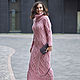 Платье вязаное розовое. Платья. SHAPAR вязаная одежда ручной работы. Интернет-магазин Ярмарка Мастеров.  Фото №2