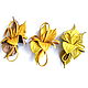 Yellow brooch for positive mood Yellow flower. Brooches. De-Si-Re. Online shopping on My Livemaster.  Фото №2
