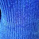 Blue velour jumper. Jumpers. Mother's hands (gollubval). Online shopping on My Livemaster.  Фото №2