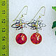 Amber. Earrings 'Flash' amber silver cupronickel. Earrings. Frollena II. Natural Baltic amber. My Livemaster. Фото №4