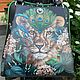Order Bag backpack'Lion and Peacock'. Pelle Volare. Livemaster. . Backpacks Фото №3