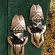 Ermani Bulatti clips, Art Deco, handmade, Holland. Vintage earrings. Dutch West - Indian Company. Online shopping on My Livemaster.  Фото №2