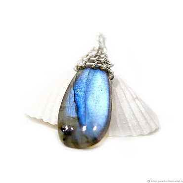  ручной работы. Ярмарка Мастеров - ручная работа Серебряный кулон с лабрадором 