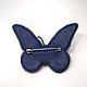 Blue Butterfly. Брошь-булавка. YAKOLA авторские украшения. Ярмарка Мастеров.  Фото №6
