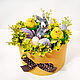 Soap bouquet Easter planters as a gift for Easter eggs rabbit and chicks, Soap, Moscow,  Фото №1