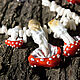 'Fly Agaric' necklace and earrings lampwork. Jewelry Sets. BeautyGlassByKate(Lampwork) (beauty-glass). Online shopping on My Livemaster.  Фото №2