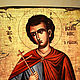 Wood icon 'the Holy Righteous John the Russian'. Icons. ikon-art. My Livemaster. Фото №6