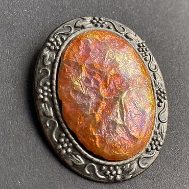 Винтаж ручной работы. Ярмарка Мастеров - ручная работа Винтаж: БРОШЬ ВИНТАЖ ЯПОНИЯ АВТОРСКАЯ ЭМАЛЬ СОЛНЕЧНЫЙ СВЕТ. Handmade.