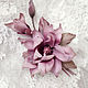 Brooch made of magnolia silk ' Evening'. Brooches. natalya-4 (natalya-4). Online shopping on My Livemaster.  Фото №2