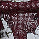 Dark maroon pure wool shawl. Shawls. IRINA GRUDKINA Handmade Knitwear. My Livemaster. Фото №5