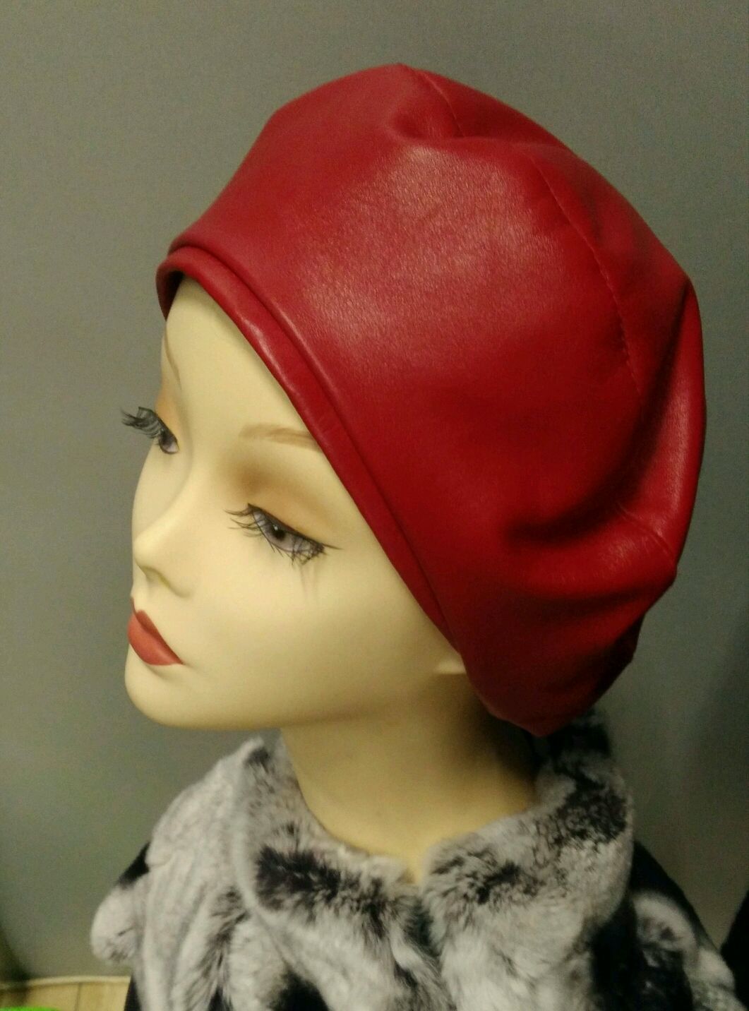 Классический берет из НАТУРАЛЬНОЙ кожи на заказ в интернет-магазине ...