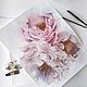 Watercolor painting of Peonies (pink lilac flowers). Pictures. Pastelena. Online shopping on My Livemaster.  Фото №2
