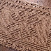 Для дома и интерьера handmade. Livemaster - original item Rug carpet on the floor hook relief the viscous of the cord. Handmade.