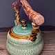 Заказать Чайник из серии «Чайный лес» с деревянной ручкой. Pylina-ceramics. Ярмарка Мастеров. . Чайники Фото №3