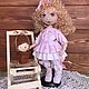 Textile doll Lisa, Dolls, Stavropol,  Фото №1