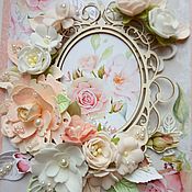 Свадебная открытка " Цветущий сад"