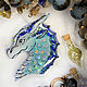 Brooch 'Blue fairy dragon, dragon, magic', Brooches, Bryukhovetskaya,  Фото №1