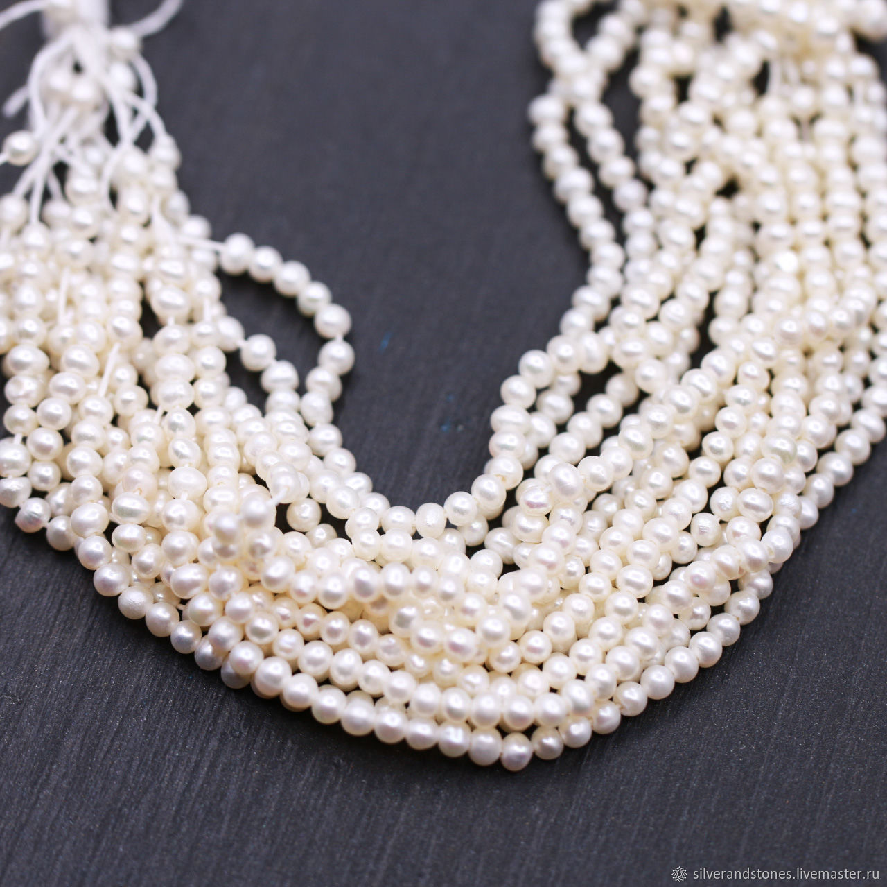 Жемчуг натуральный, мелкий, 2,5 мм, ЖН-0013 купить в интернет-магазине ...