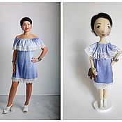 Портретная кукла-тильда "Любимая учительница"