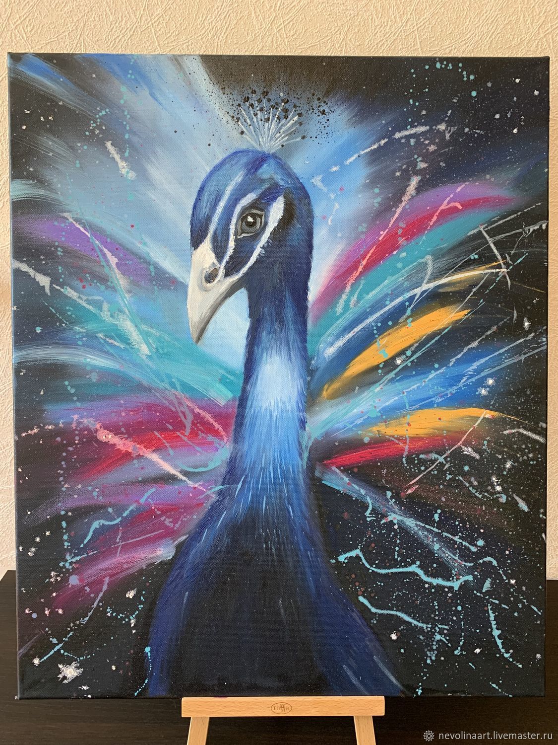 Картина павлин гончарова