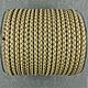 50 cm leather Cord braided 5 mm (art. 2770), Cords, Voronezh,  Фото №1