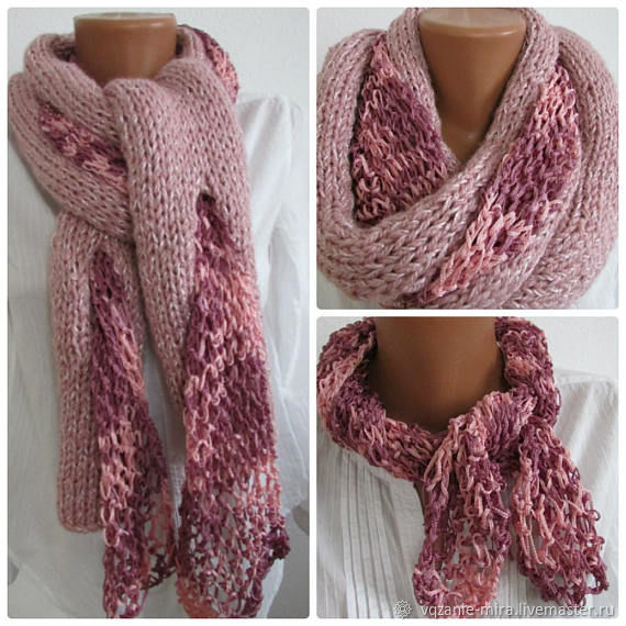 Knitted Wool Scarves for Women, Scarf