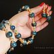 Set of kyanite 'Ocean of desires' necklace-bracelet-earrings. Necklace. Татьяна Петренкофф (Elegance&Style). My Livemaster. Фото №6