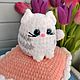 Игрушка  мягкая  кот, белый котенок. Амигуруми куклы и игрушки. Игрушки  от Натальи  Малыши для души. Ярмарка Мастеров.  Фото №14