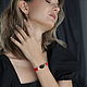 A bracelet with stones for wealth in black and red. Money magnet. БРАСЛЕТЫ- ТАЛИСМАНЫ. Online shopping on My Livemaster.  Фото №2