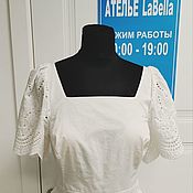 Одежда handmade. Livemaster - original item dresses: gown of white sewing. Handmade.