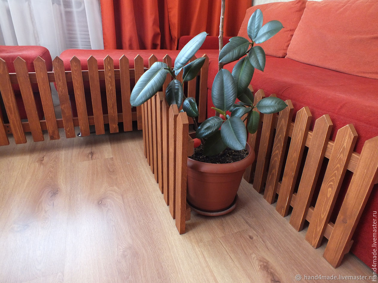 Ограждения и заборчики: Деревянный заборчик. Декоративное ограждение в ...