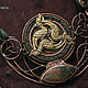 "The Lindisfarne legacy" колье. Подвеска. Julia Chernopazova Art Jewelry. Ярмарка Мастеров.  Фото №4