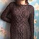 Dress knitted exclusive ' Lyubava'. Dresses. Galina-Malina (galina-malina). Online shopping on My Livemaster.  Фото №2