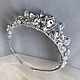 Заказать Wedding tiara crown 'Crystal-2'. Karina Wedding Accessories. Ярмарка Мастеров. . Bridal Tiara Фото №3