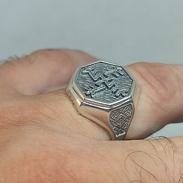 Украшения ручной работы. Ярмарка Мастеров - ручная работа Перстень: Денежная свастика. Handmade.