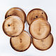 Order Set of wooden plates made of Siberian Cedar 250 mm TN52. ART OF SIBERIA. Livemaster. . Dinnerware Sets Фото №3