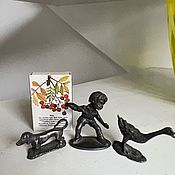 Винтаж handmade. Livemaster - original item Miniature figurines, tin, 3 pcs., Holland. Handmade.