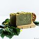 Order Campaniae natural soap with nettle green Solid shampoo. soapy fun. Livemaster. . Soap Фото №3