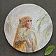 Oil painting 'Light Monkey', round painting, Pictures, Nizhny Novgorod,  Фото №1