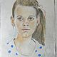 Винтаж: 2 портрета "Сестры" СССР, Винтаж, 1992 г. (одним лотом). Предметы интерьера винтажные. Волшебный мир. Интернет-магазин Ярмарка Мастеров.  Фото №2