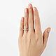 Необычное кольцо из серебра с камнем, кольцо для предложения, подарок. Кольца. Ювелирный лофт go_LD. Ярмарка Мастеров.  Фото №5
