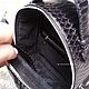 Заказать Рюкзак из кожи Питона Henrick 32см городской для поездок и на работу. BonVivant изделия из кожи питона. Ярмарка Мастеров. . Рюкзаки Фото №3