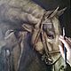 Painting Portrait of a horse 50*60 cm. Pictures. Ermolaeva Olesya. My Livemaster. Фото №4