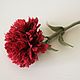 Заказать Брошь-бутоньерка "Carnation". Цветы из шелка, из ткани. IRINA SHASHKINA. Ярмарка Мастеров. . Заколки Фото №3