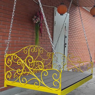 Дача и сад ручной работы. Ярмарка Мастеров - ручная работа Качели садовые. Handmade.