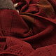 Red stole knitted merino lamb wool ' Momidzi'. Wraps. SolarisArtis. Online shopping on My Livemaster.  Фото №2