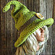 Банная шапка: Шляпа Зелёной Ведьмы, Банные принадлежности, Волгореченск,  Фото №1